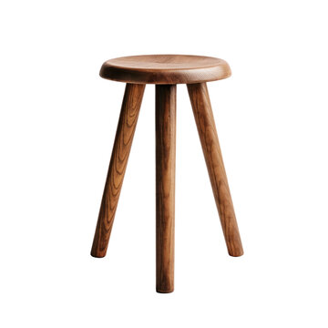 recommend clip art: Wooden stool isolated on transparent background