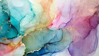 Naklejka premium Background with fluid art painting in alcohol ink technique, for invitations, posters, flyer., wall decor.