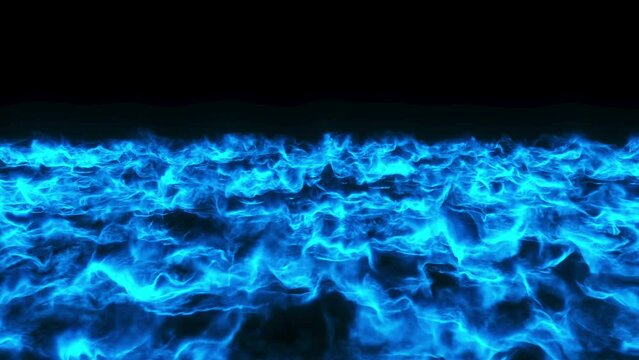 Inferno Seascape: Dynamic Motion Graphics -Blue-