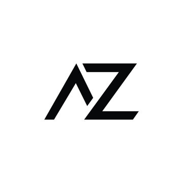 Az logo design vector image. Initial letter az logo design creative modern symbol icon monogram