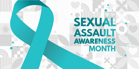 Sexual assault awareness month  - obrazy, fototapety, plakaty