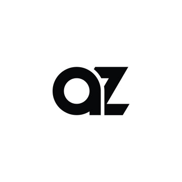 Az logo design vector image. Initial letter az logo design creative modern symbol icon monogram