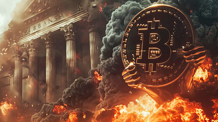 Bitcoin rises from the ashes of a collapsing bank Keywords