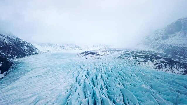 Solheimajokull is an outlet glacier of the mighty icecap of Myrdalsjokull on the South Coast of Iceland. It is the fourth-largest ice cap in Iceland.