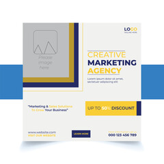 corporate post banner design template