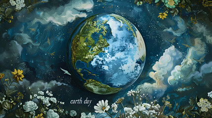 Earth Day concept image, generative ai