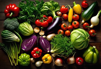 Fototapeta na wymiar illustration, vegetable, food, nutrient, eating, organic, ingredient, freshness, supermarket, cucumber, balanced, background, tomato, vegetarian, copy space, heap, market