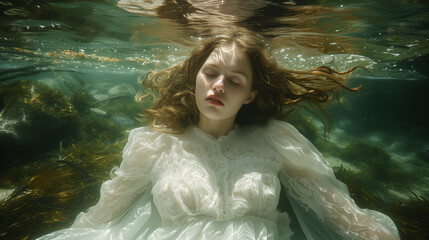 Drowned woman