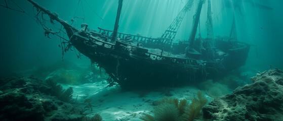 sunken ship - 750920353