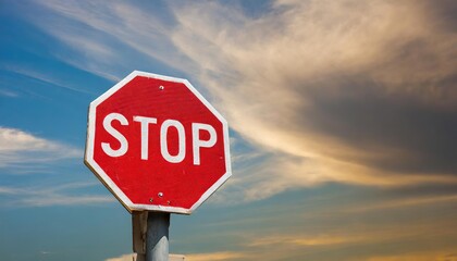 Generated image of stop sign