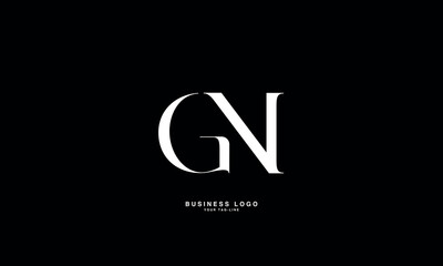 GN, NG, G, N, Abstract Letters Logo Monogram