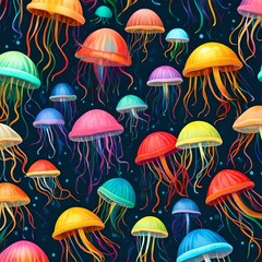 background of mushrooms