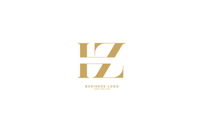 HZ, ZH, H, Z, Abstract Letters Logo Monogram