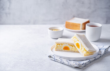 Japanese Egg Salad sandwich, Tamago Sando