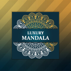 Round Ornament Pattern mandala design vector illustration luxury