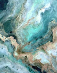 Obraz premium Marble texture. Acrylic colors blots. Abstract background