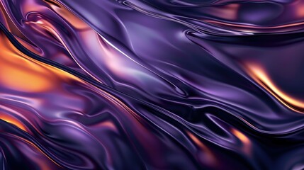 Purple, black hues in a swirling abstract liquid pattern, Curve Dynamic Fluid Liquid Wallpaper ideal for creative multicolor Neon Sky Gradient Background.