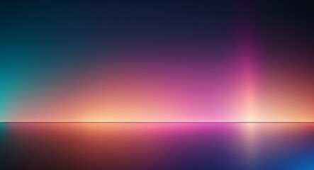 Gradient background, with reflection from the horizon line