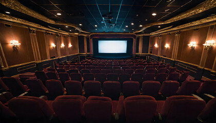 empty cinema auditorium