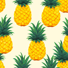 pineapple pattern banner wallpaper simple background