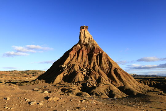 The Bardenas Reales is a semi-desert natural region of some 42,000 hectares in southeast Navarre ,Spain