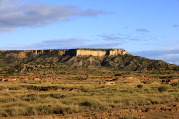 The Bardenas Reales is a semi-desert natural region of some 42,000 hectares in southeast Navarre...