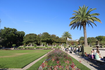 Fototapeta premium parisian park , Jardin Du Luxembourg