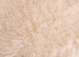 close up of fur fabric texture