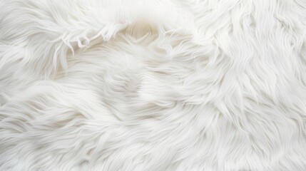 Obraz premium white fur background.