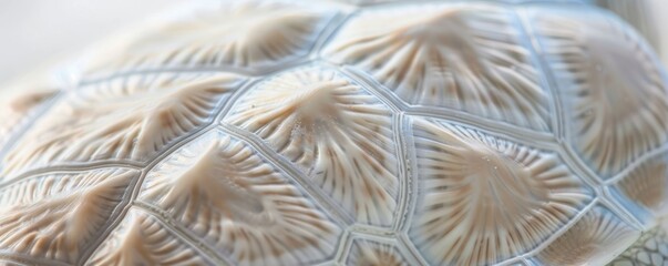 white turtle shell background.
