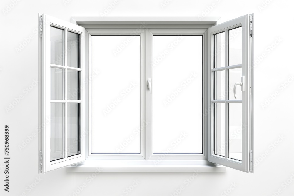 Aufkleber A simple image of an open window on a white background. Perfect for design projects and presentations