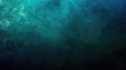 Close-up of swirling blue and green smoke. Perfect for graphic design projects