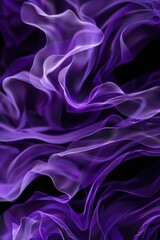 Fototapeta premium Detailed close up of purple fabric on black background. Perfect for textile or fashion designs