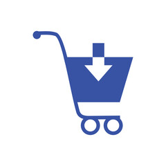 Shopping Cart icon. Add to Shopping cart icon. Flat design style eps 10. UI design element, cart button icon. Shopping cart symbol