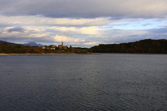 The Ullíbarri-Gamboa Reservoir is located in Álava, Basque Country, Spain