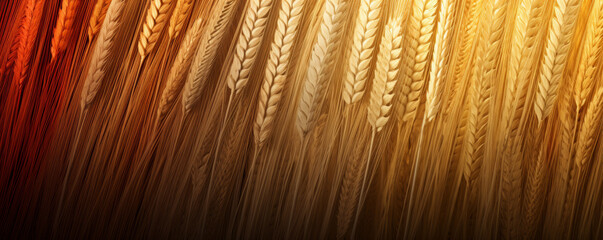 Wheat strands gradient texture.