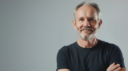 Fototapeta premium a man with her arms crossed