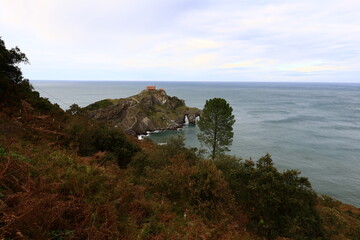 Gaztelugatxe is an islet on the coast of Biscay belonging to the municipality of Bermeo, Basque...