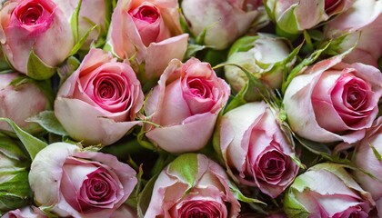 rose buds as a background