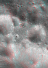 Highland Ponds Big Flow Front. Anaglyph image. Use red/cyan 3d glasses.
Image from the Lunar Reconnaissance Orbiter Camera (LROC), NASA/GSFC/Arizona State University.