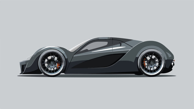 Car design over gray background vector illustration