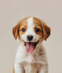 Portrait of cute adorable puppy