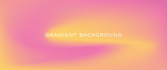 Abstract pink yellow background. Nature gradient background. Flat illustration. Suitable for your graphic design, banner or poster.