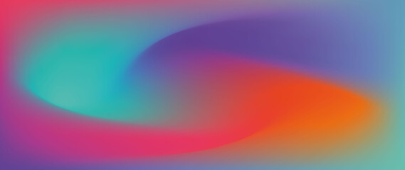 Flat illustration. Abstract pink purple blue turquoise background. Gradient banner. Suitable for your graphic design, banner, poster, cover, screensaver and ad integration...