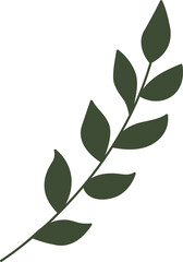 dark green branch