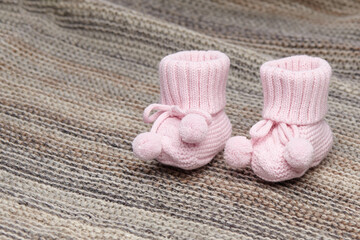 baby booties, for newborns, the first shoes for delicate feet