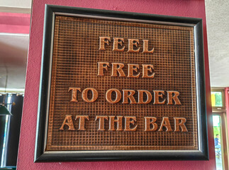 Sip and socialize. Order at the bar with ease.