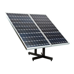A solar panel, isolated on white background cutout.
