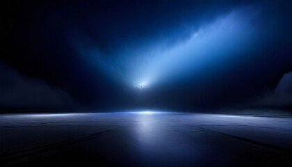 Blue Road to Infinity Landscape