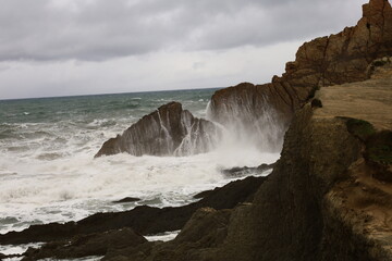 Arnia beach is located in the autonomous community of Cantabria, Spain